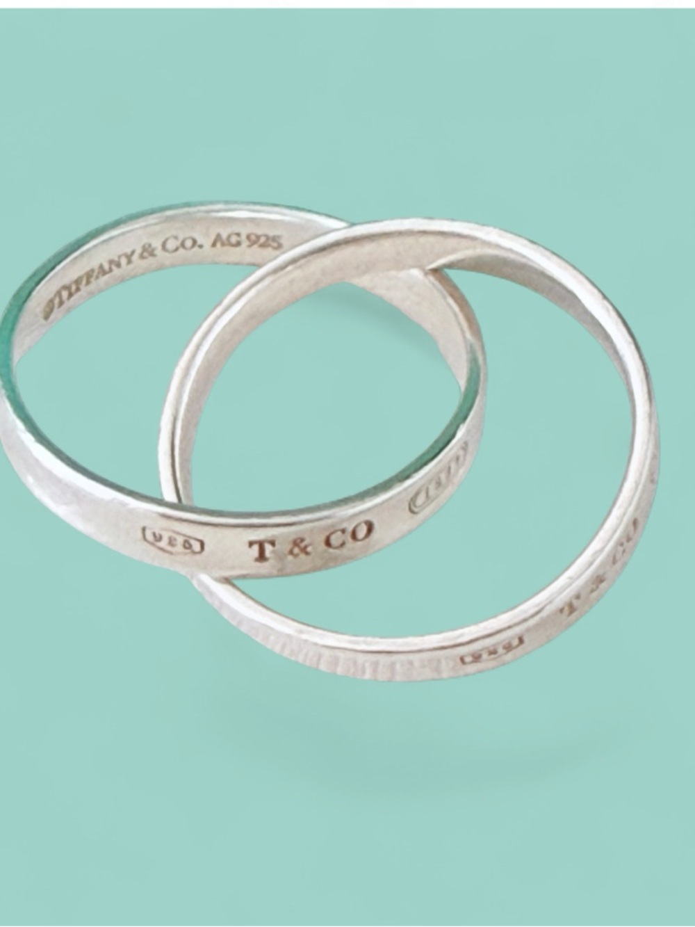 Tiffany & Co. Sterling 1837 Interlocking Circles Ring - Picture 4 of 14